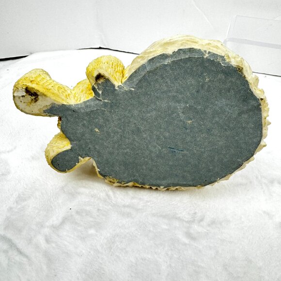 Sleeping Kitty Cat Hugging Teddy Bear 5.5" Beige Resin Figurine - Picture 8 of 12